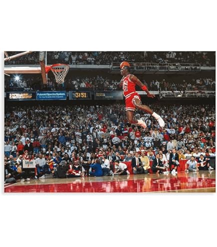 Michael Jordan Slam Dunk Poster (36 x 24) : Amazon.co.uk: Home